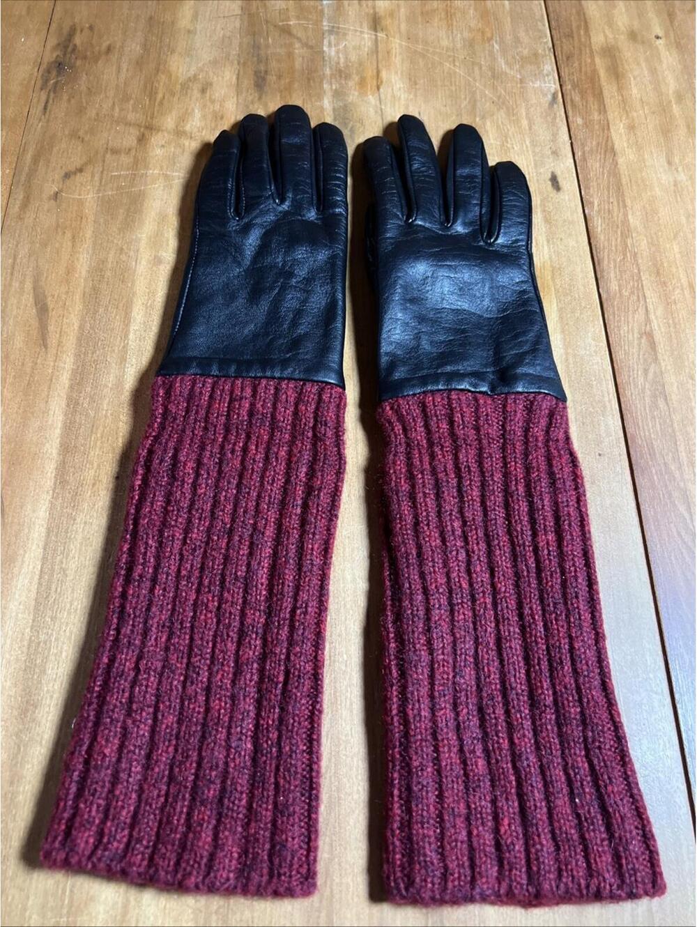Carolina Amato Leather Gloves New York Free Ship